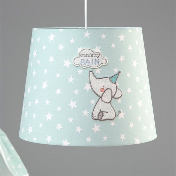 Bebek Odası Tavan Lamba Party Yeşil 30 x 24 cm