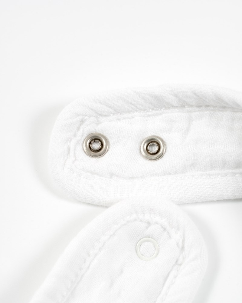 Bebek Önlüğü Müslin 2'li Teddy Beyaz 0-2 Yaş