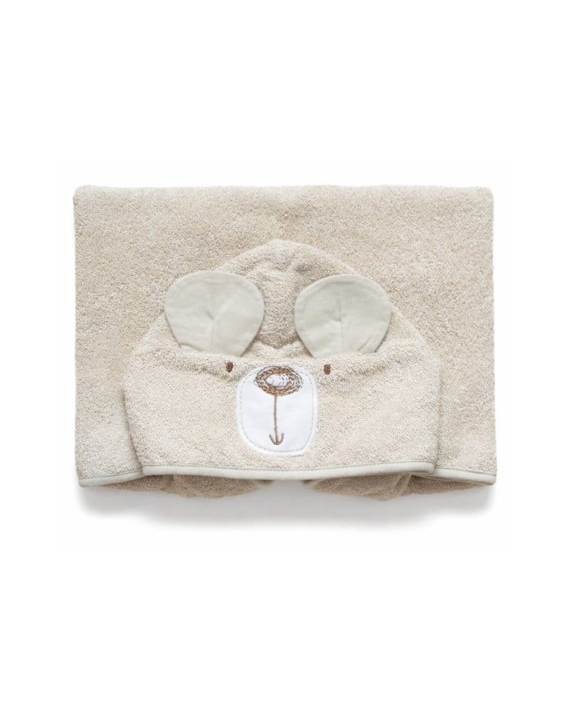 Bebek Pançosu Havlu Bath Time Bej 0-2 yaş