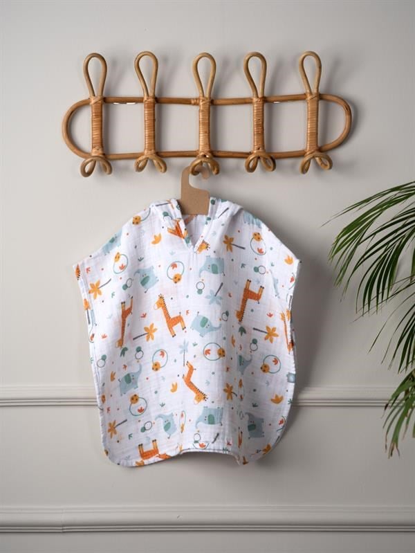 Bebek Pançosu Müslin Giraffe Mavi 0-2 yaş