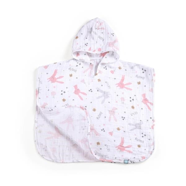 Bebek Pançosu Müslin Rabbit Pembe 0-2 yaş