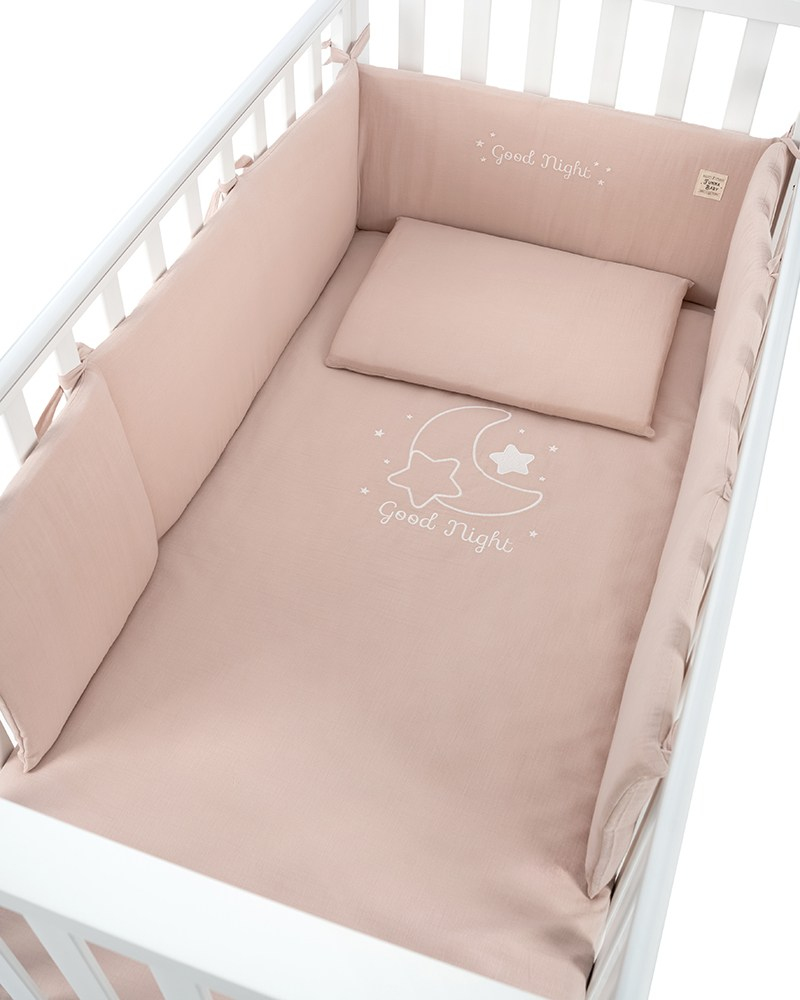 Bebek Uyku Seti Glam Pembe 71 x 130 cm