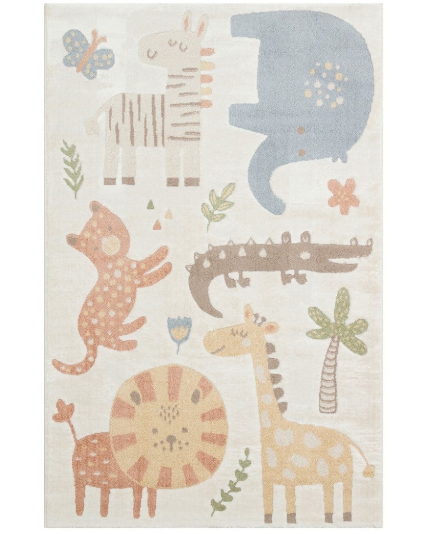 Bebek ve Çocuk Odası Halı Amazon Krem 120 x 180 cm