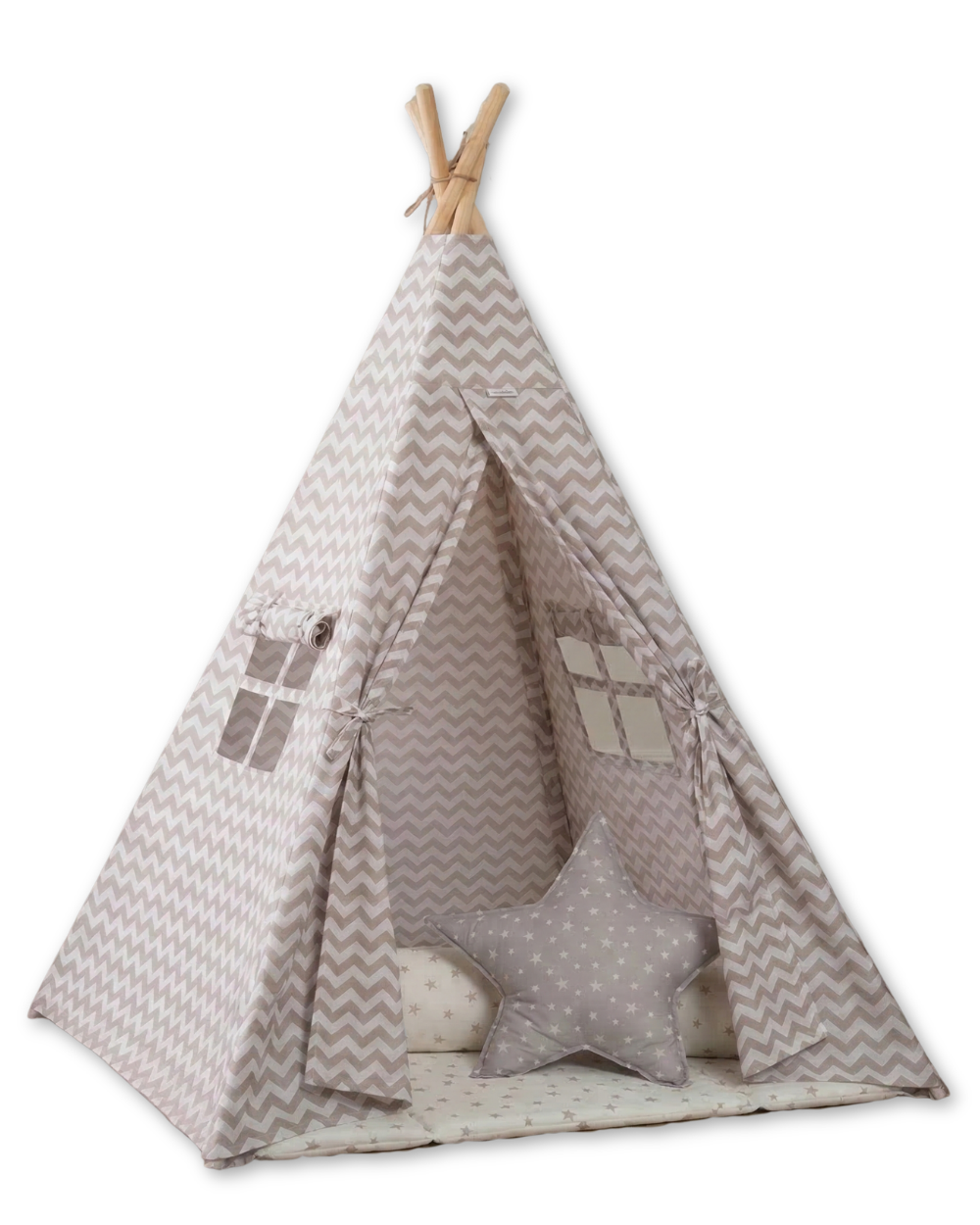Bebek ve Çocuk Oyun Çadırı Taupe Kahve 100 x 150 cm