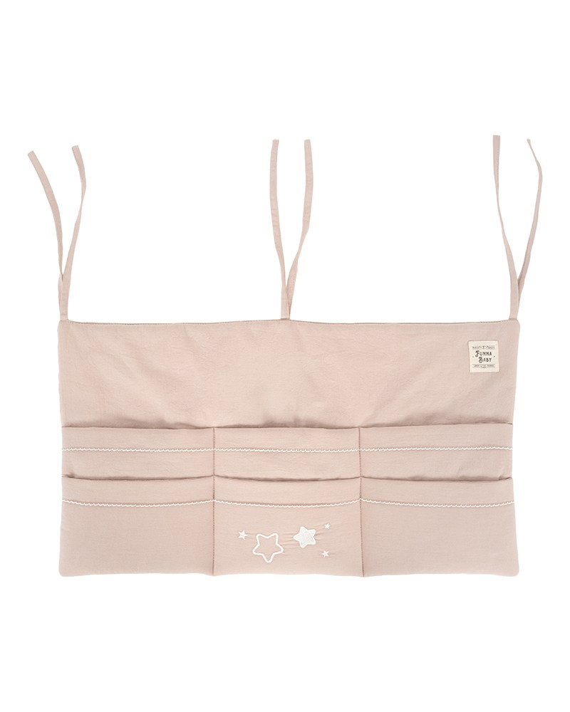 Beşik Yanı Düzenleyici Basic Pembe 60 x 33 cm
