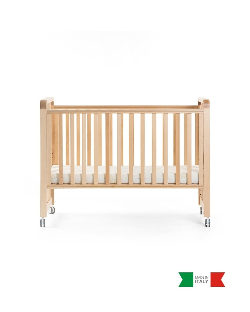 Büyüyen Ahşap Bebek Beşiği İç Yataklı Glam Naturel 71 x 130 cm
