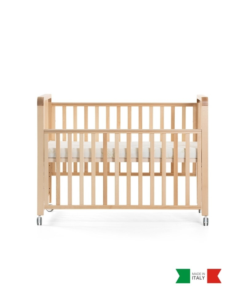 Büyüyen Ahşap Bebek Beşiği İç Yataklı Glam Naturel 71 x 130 cm