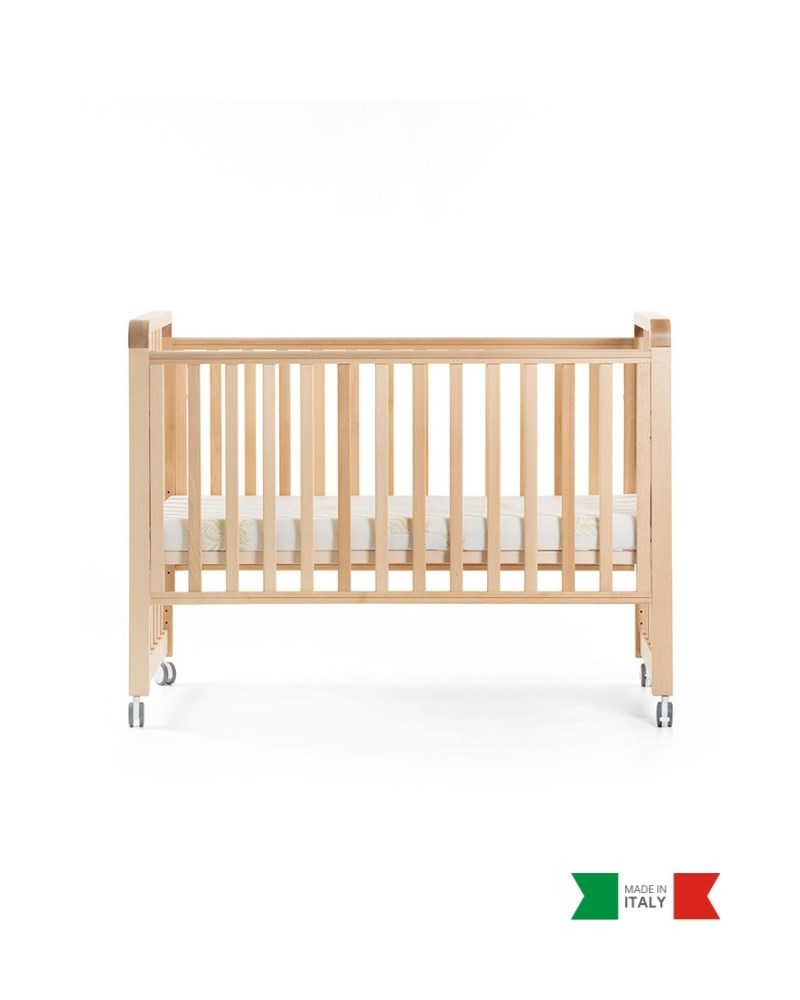 Büyüyen Ahşap Bebek Beşiği İç Yataklı Glam Naturel 71 x 130 cm