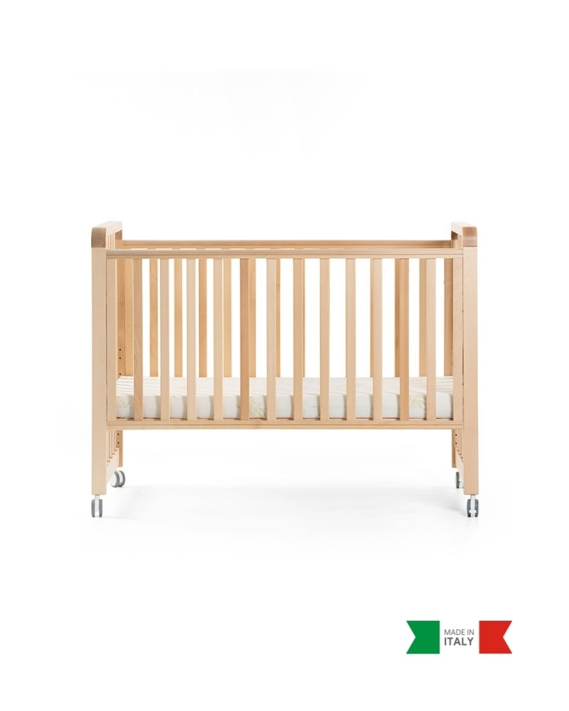 Büyüyen Ahşap Bebek Beşiği İç Yataklı Glam Naturel 71 x 130 cm