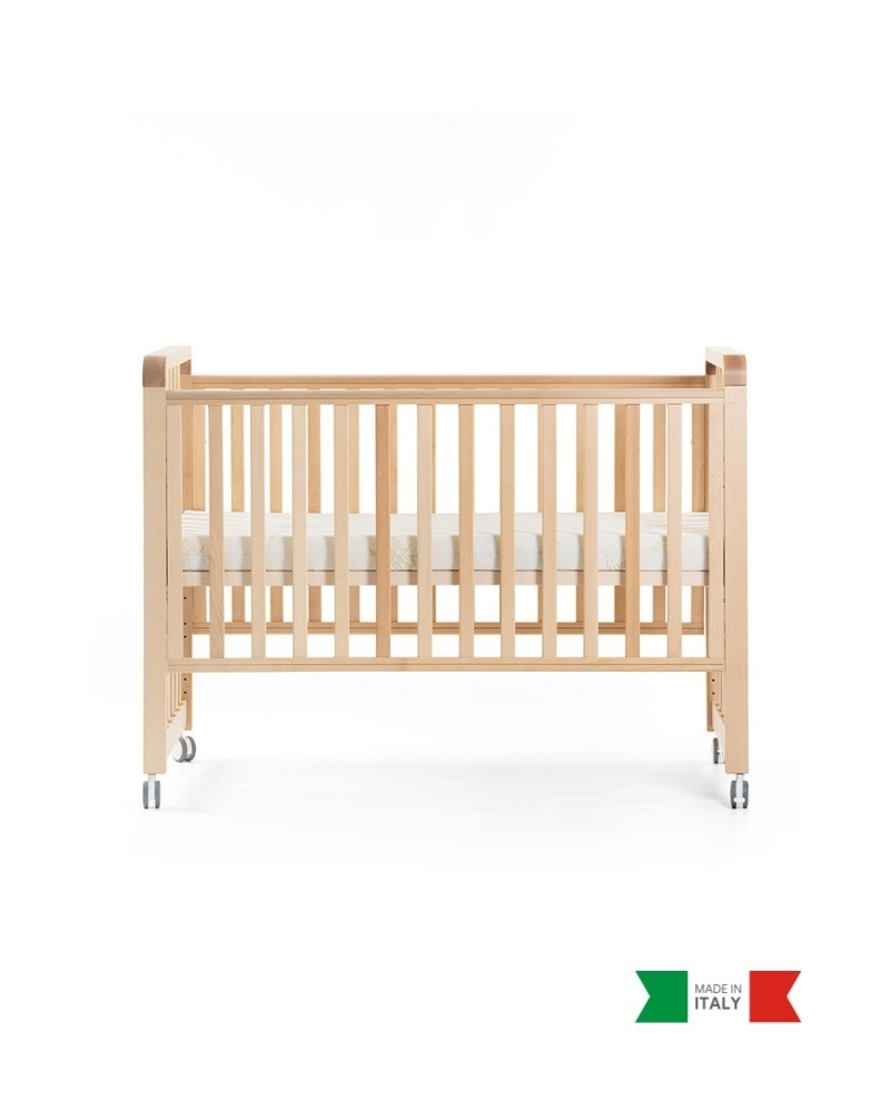 Büyüyen Ahşap Bebek Beşiği İç Yataklı Glam Naturel 71 x 130 cm