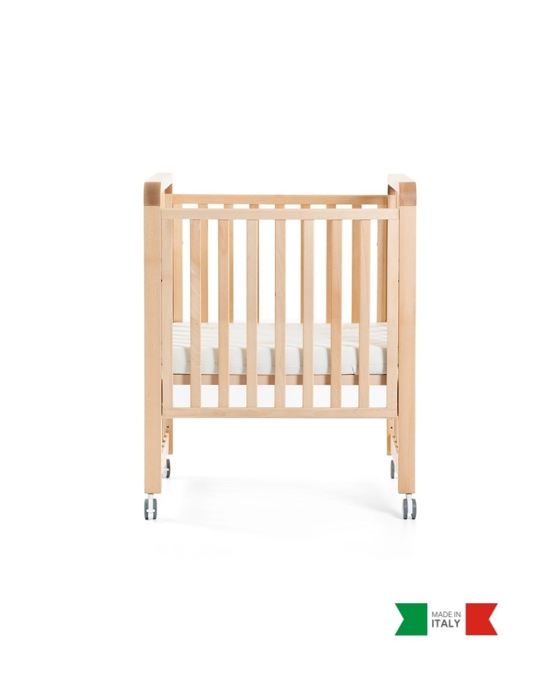 Büyüyen Ahşap Bebek Beşiği İç Yataklı Glam Naturel 71 x 130 cm