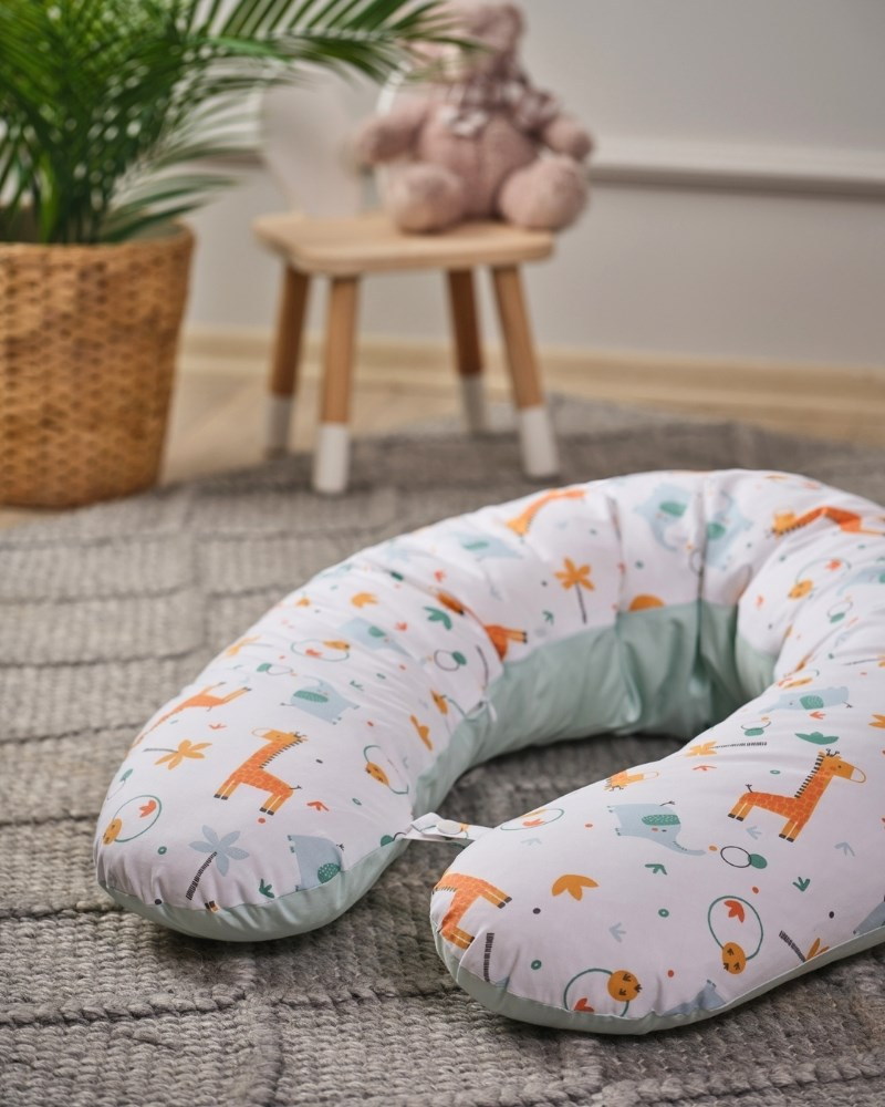 Hamile Destek Minderi Giraffe Mavi 160 cm