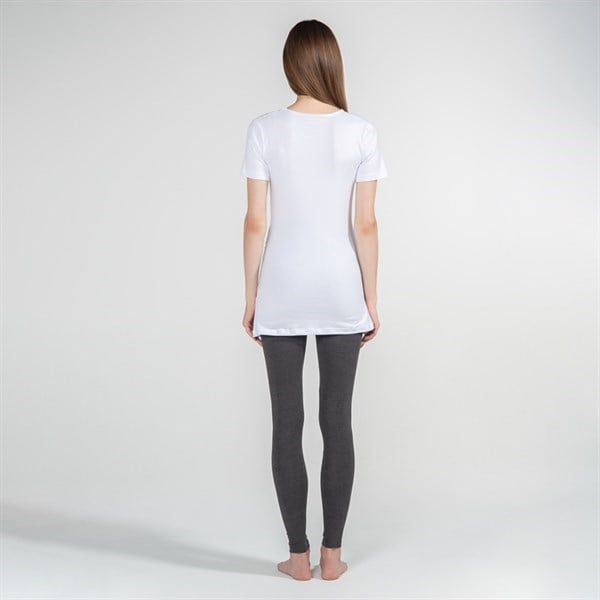 Hamile T-Shirt V Yaka Antonia Beyaz