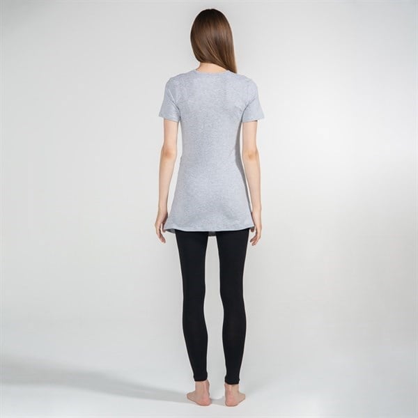 Hamile T-Shirt V Yaka Antonia Gri