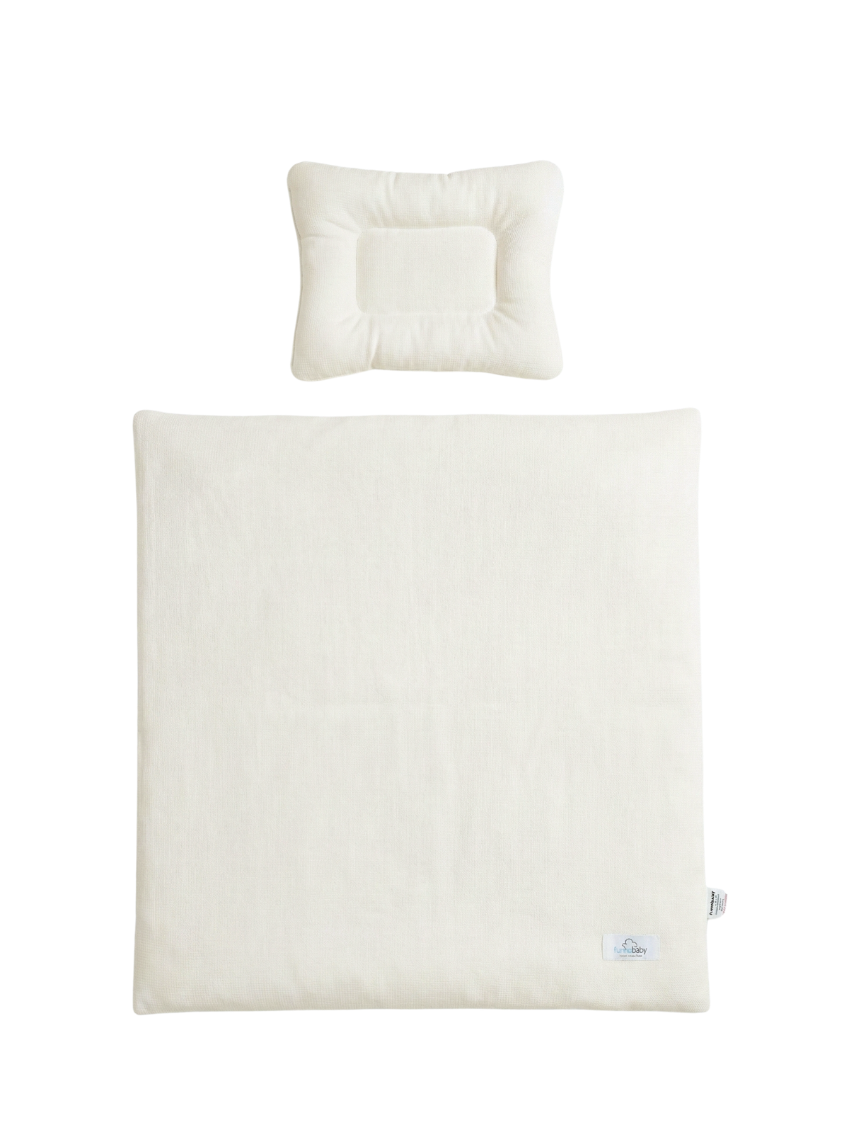Hasır Sepet Nevresim Takımı Basic Ekru 60 x 60 cm