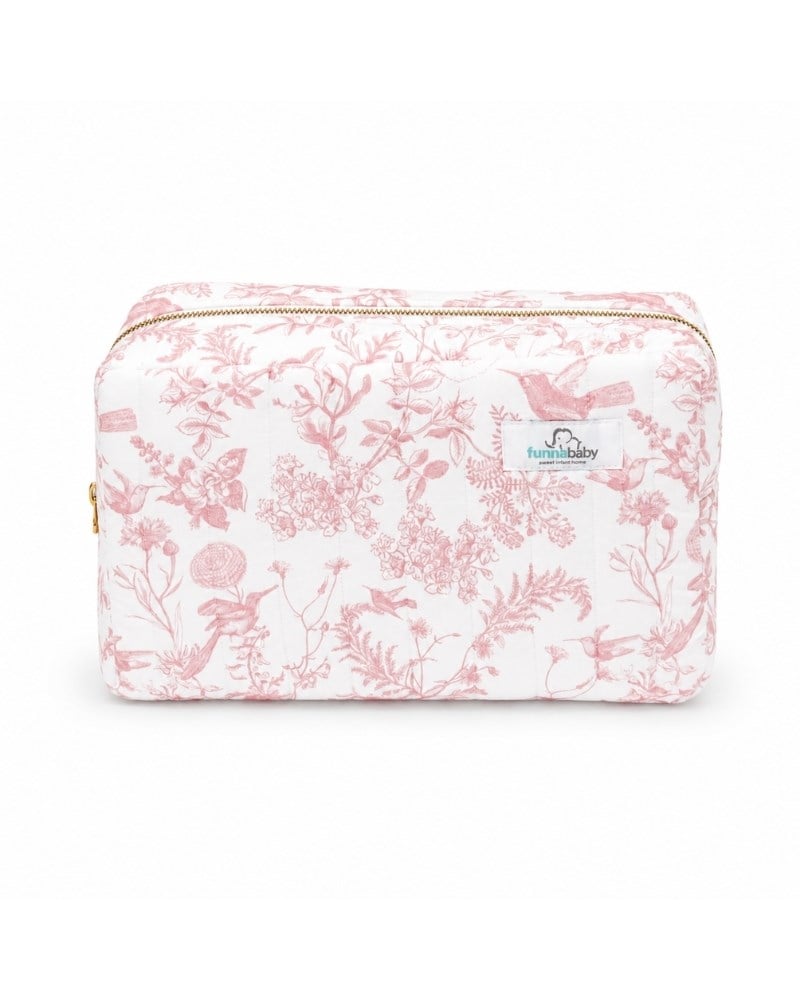 Kozmetik Çantası Hummingbird Pembe 28 x 16 cm