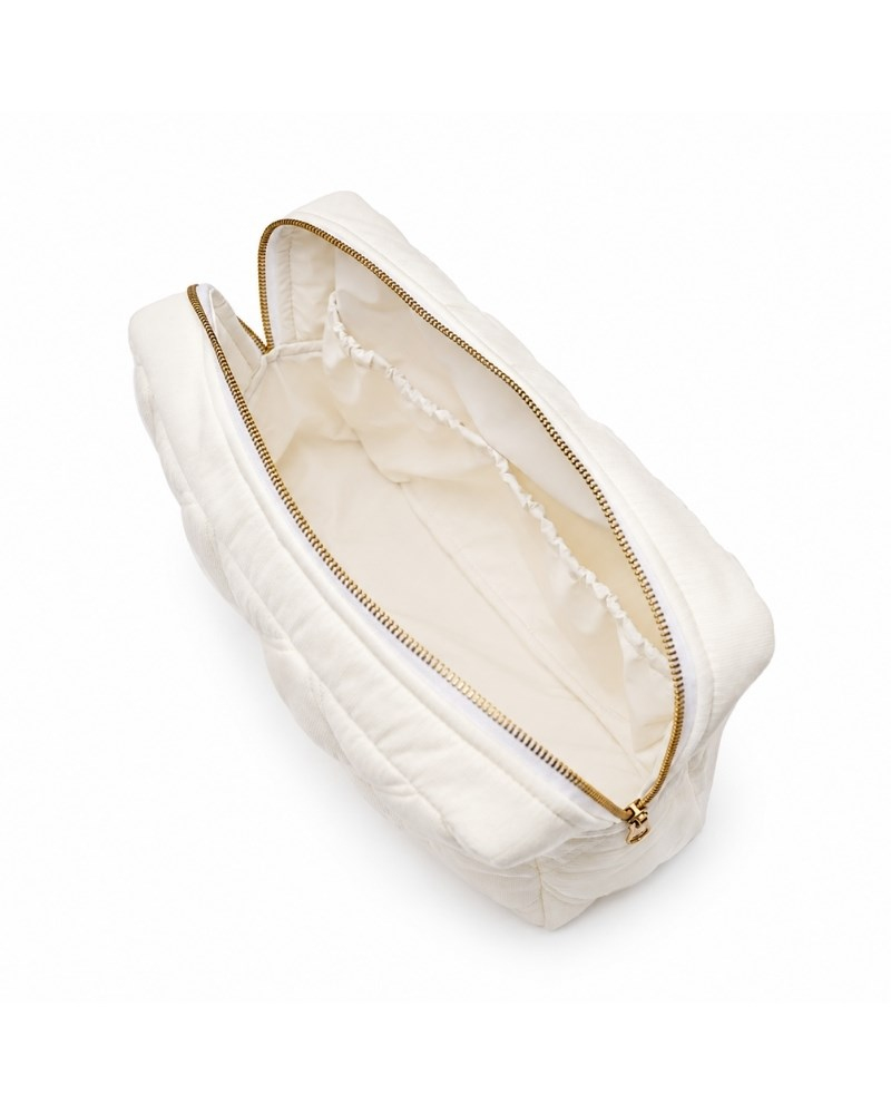 Kozmetik Çantası Luna Elegant Ekru 28 x 16 cm