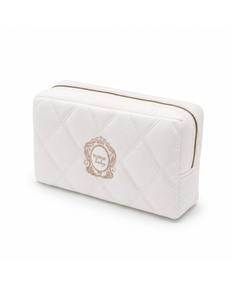 Kozmetik Çantası Luna Elegant Ekru 28 x 16 cm