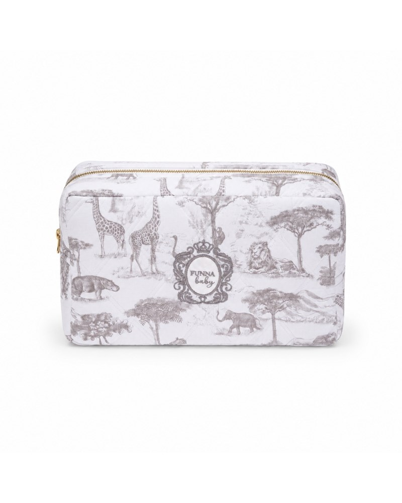 Kozmetik Çantası Safari Gri 28 x 16 cm
