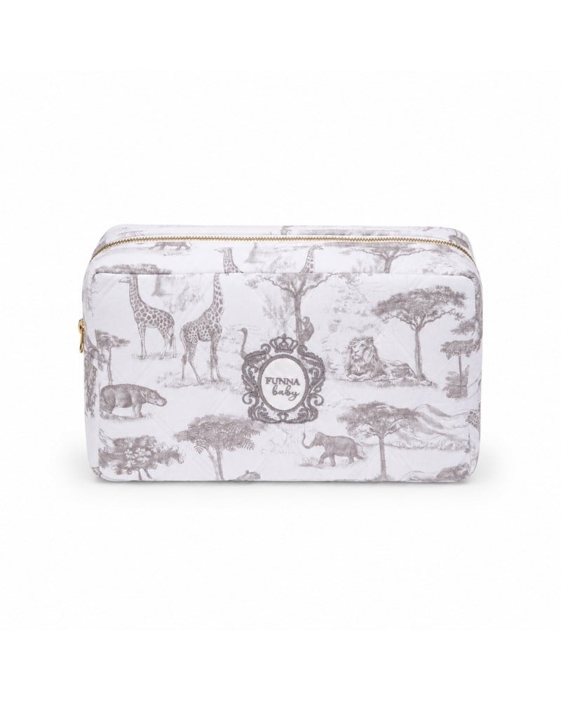 Kozmetik Çantası Safari Gri 28 x 16 cm