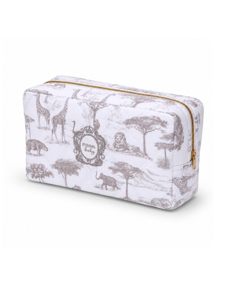Kozmetik Çantası Safari Gri 28 x 16 cm