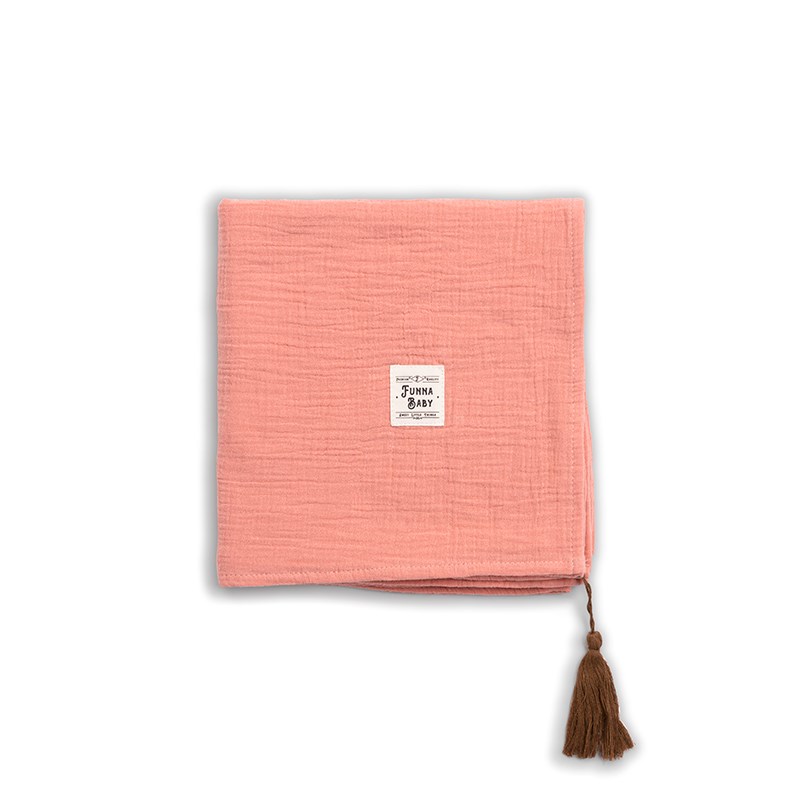 Muslin Battaniye - Coral - Yavruağızı - 80 x 80 Cm