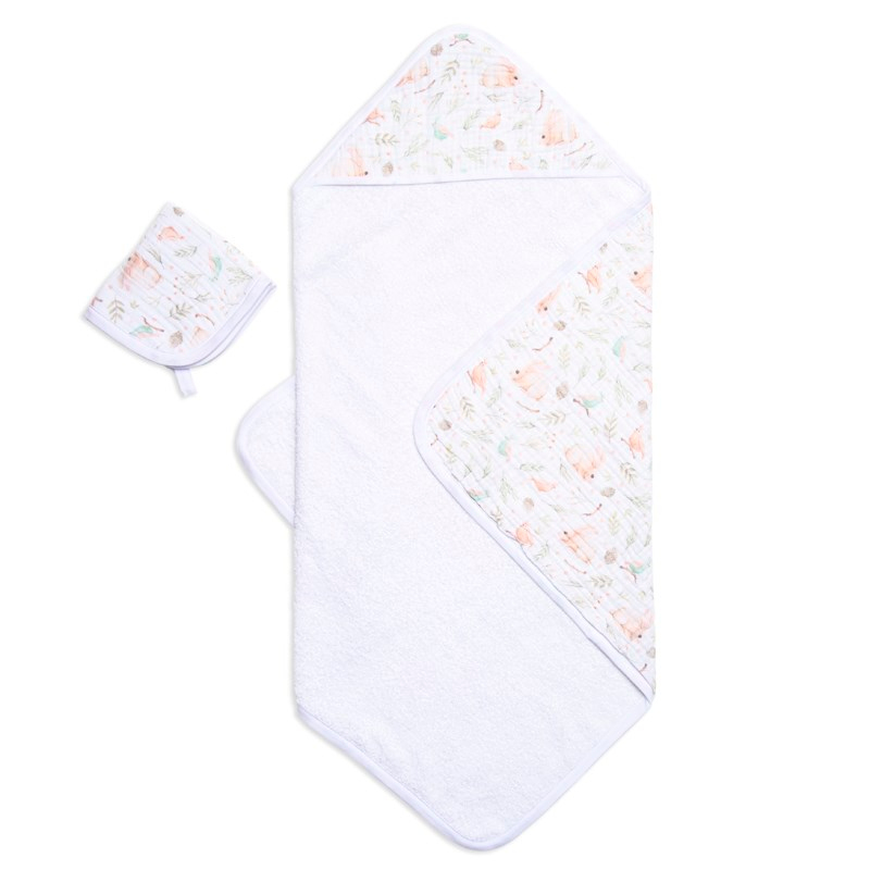 Muslin Havlu Seti - Garden - 75x75/30x30