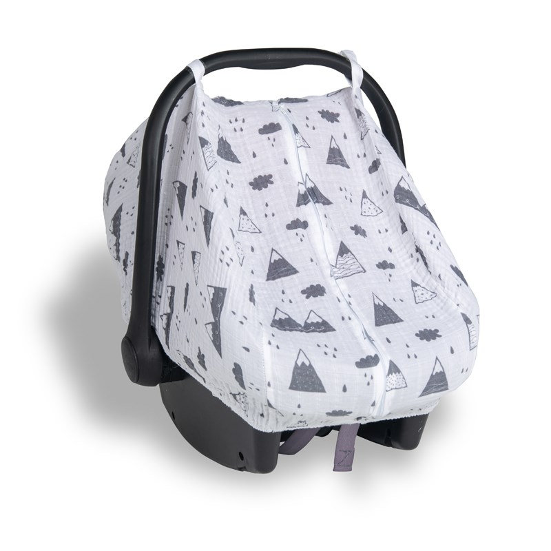 Muslin Oto Koltuk Kılıfı - Mountains - Standard