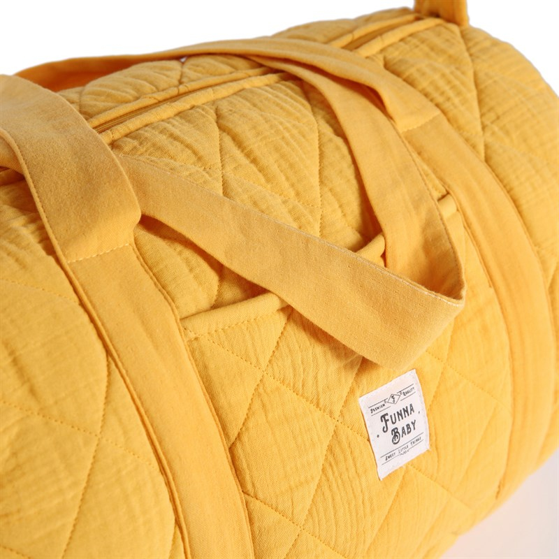 Muslin Seyahat Çantası - Marigold - Hardal - Standart