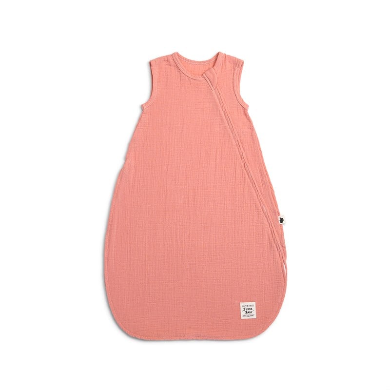 Muslin Uyku Tulumu - Kolsuz - Coral - Yavruağızı - 90 Cm