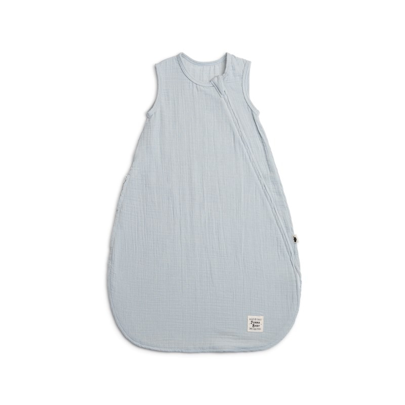 Muslin Uyku Tulumu - Kolsuz - Dove - Gri - 90 Cm
