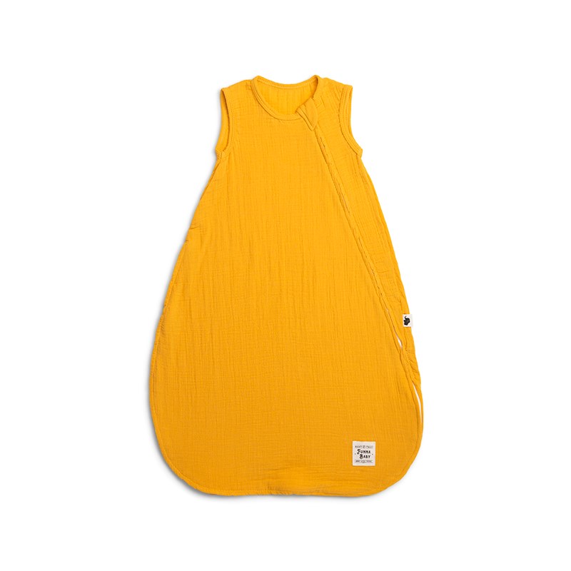 Muslin Uyku Tulumu - Kolsuz - Marigold - Hardal - 70 Cm