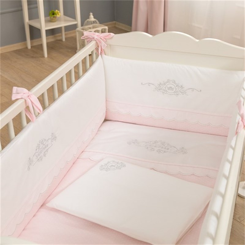 Bebek Uyku Seti 6'lı Princess Pembe 70/80 cm