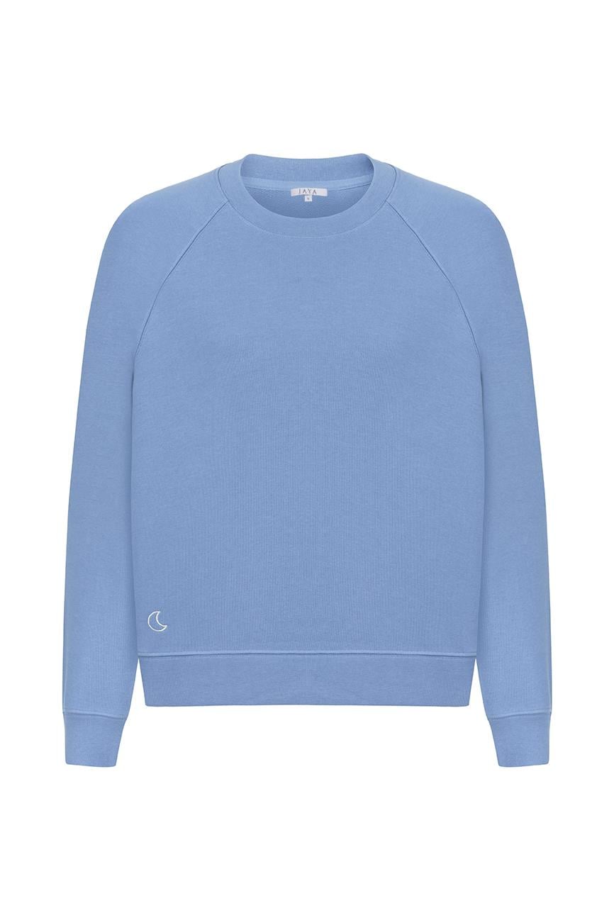 %100 Organik Pamuk Sweatshirt / Mavi
