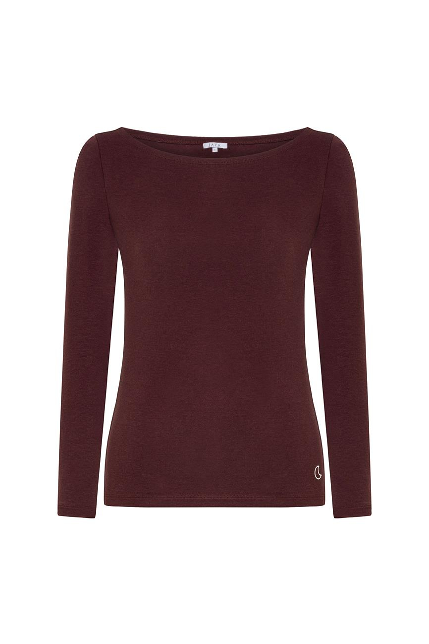 Bambu Uzun Kollu Pijama Takımı / Bordo