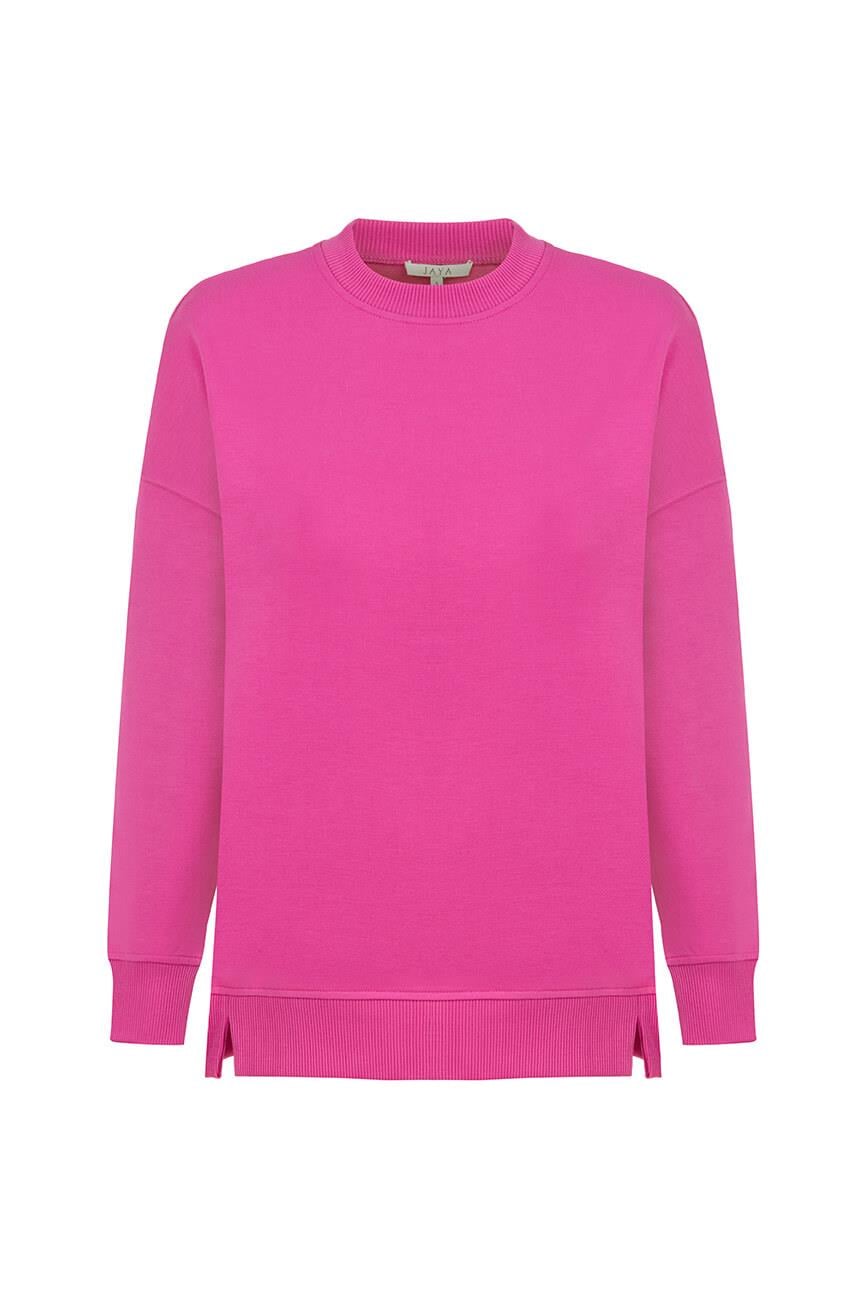 Pamuklu Sweatshirt / Pembe