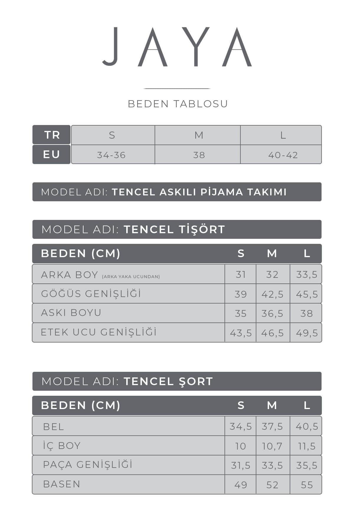 Tencel™ Askılı Pijama Takımı / Turuncu
