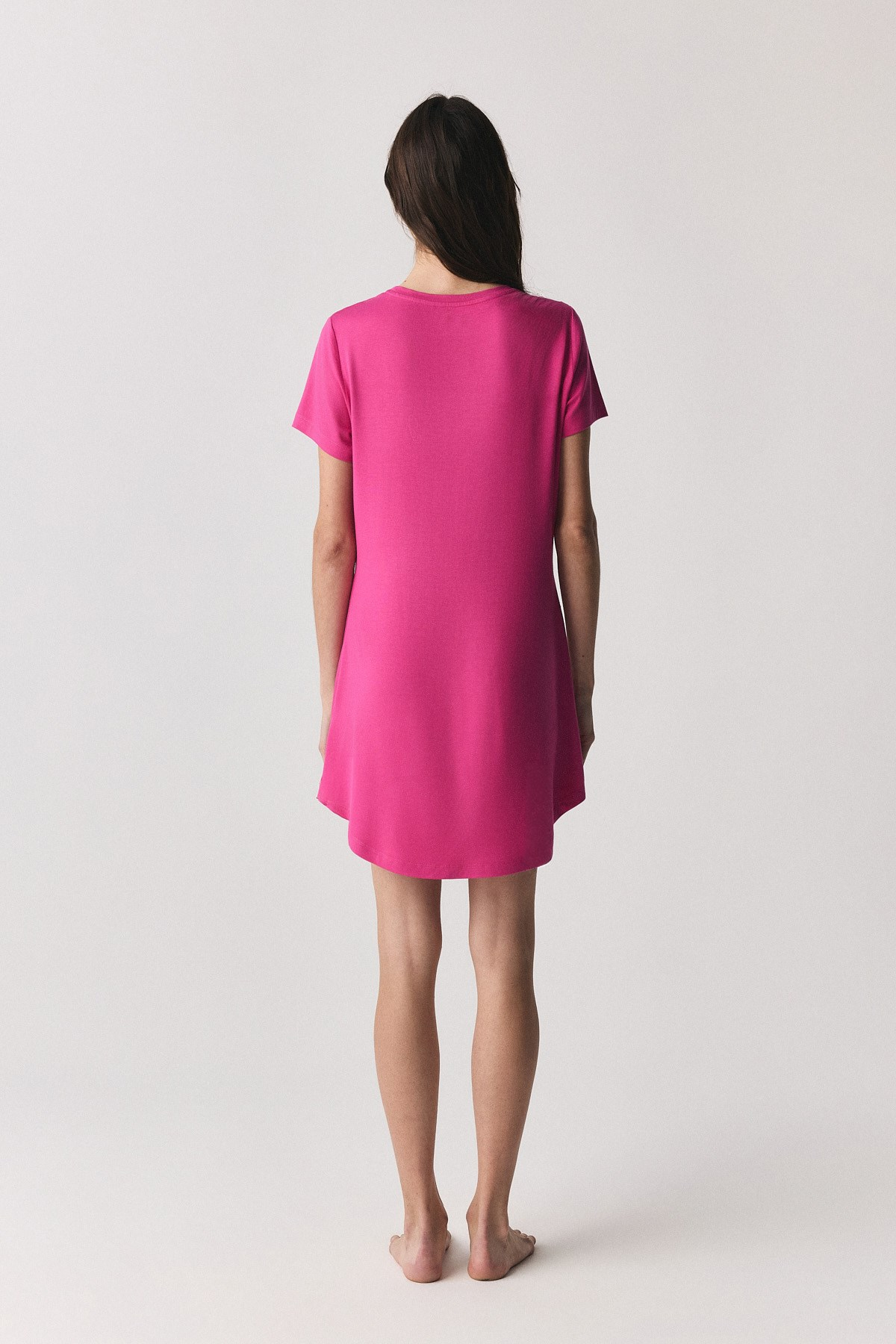 Viskon Gecelik / Pembe