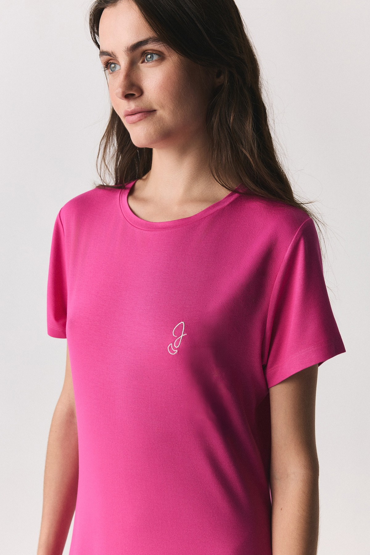 Viskon Gecelik / Pembe
