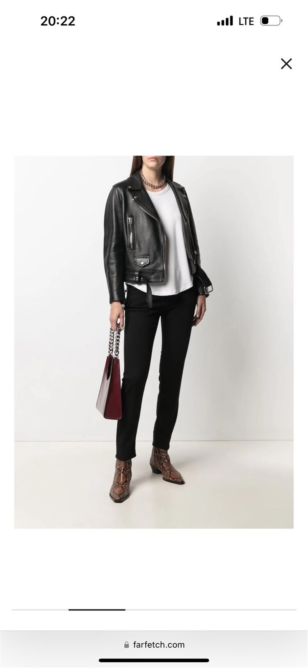 RAG BONE mid-rise skinny jean