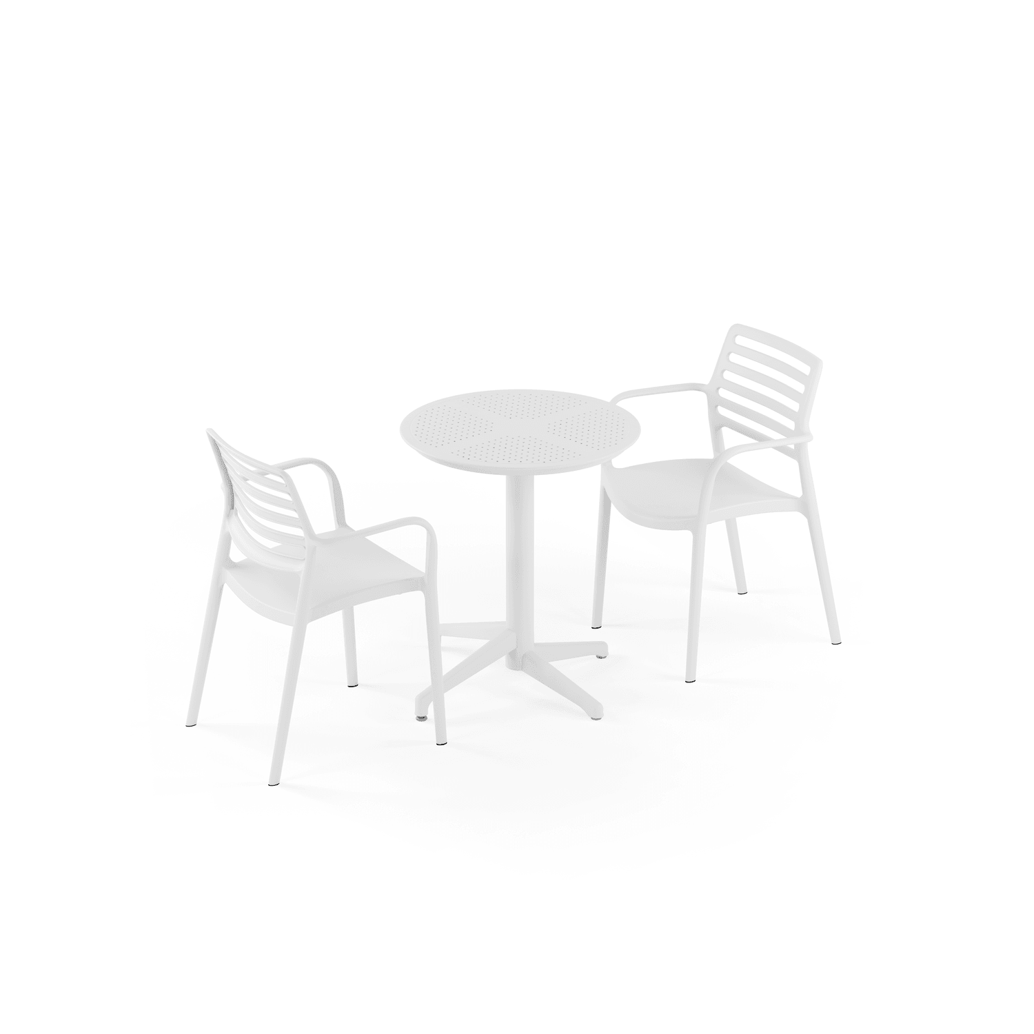 Balkon Takımı (Moon Katlanır Masa Ø60 cm + Louise-XL Sandalye)