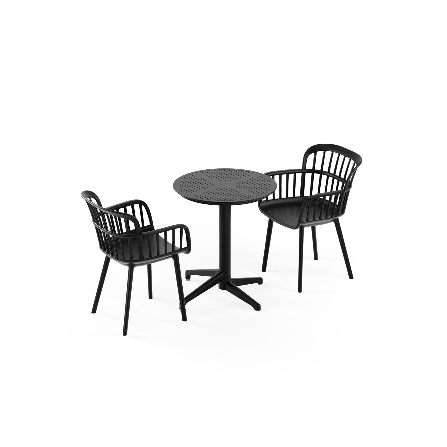 Balkon Takımı (Moon Katlanır Masa Ø60 cm + Eva-P Sandalye)