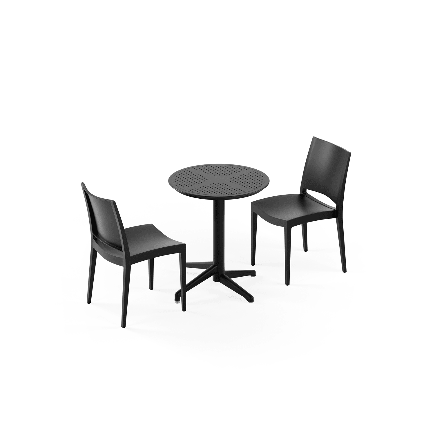 Balkon Takımı (Moon Katlanır Masa Ø60 cm + Specto Sandalye)