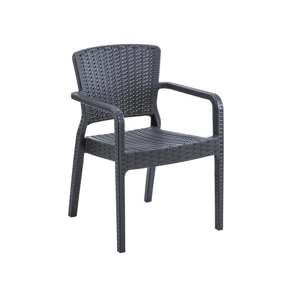 Antares Rattan Polipropilen Sandalye - Bahçe, Balkon, Kafe, Restoran İçin