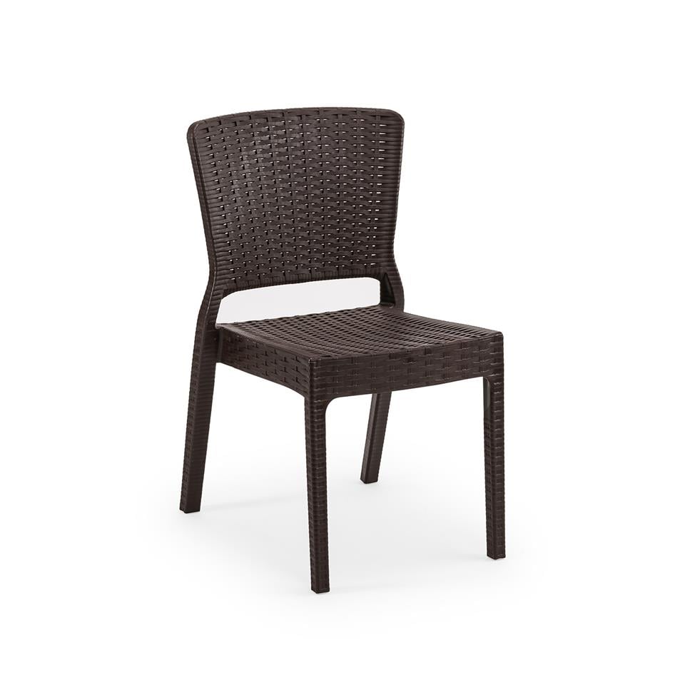 Antares Rattan Polipropilen Sandalye - Bahçe, Balkon, Kafe, Restoran İçin