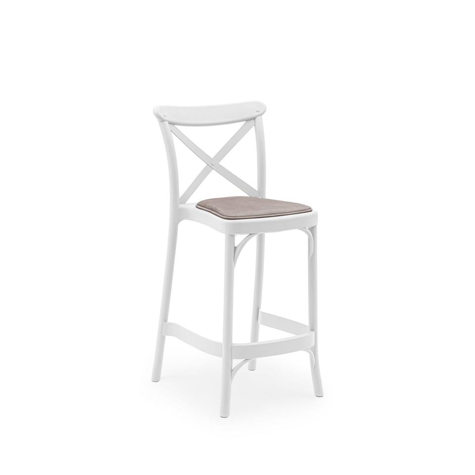 Capri Pad Döşemeli  Bar Sandalyesi | 65 cm