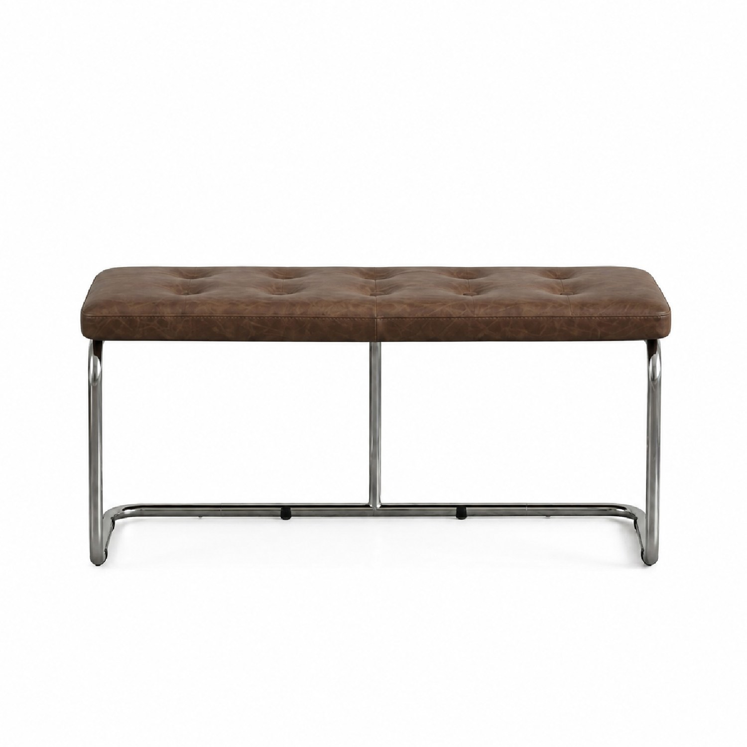 Cesca Çektirmeli Deri Minderli Bench