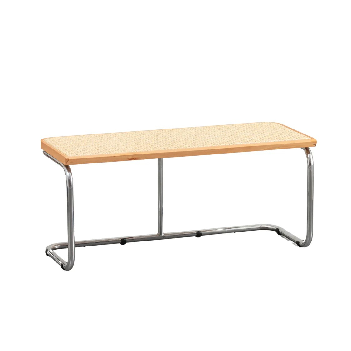 Cesca Krom Ayaklı Hazeranlı Bench