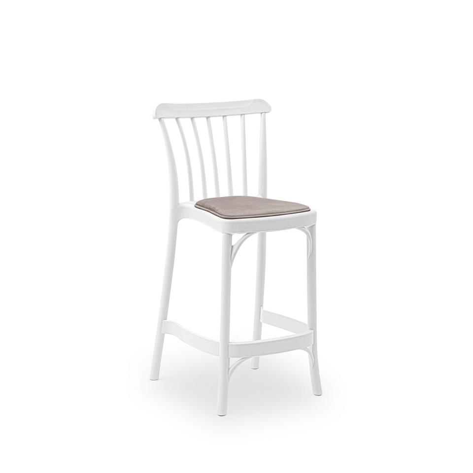 Gozo Pad Döşemeli Bar Sandalyesi | 65cm