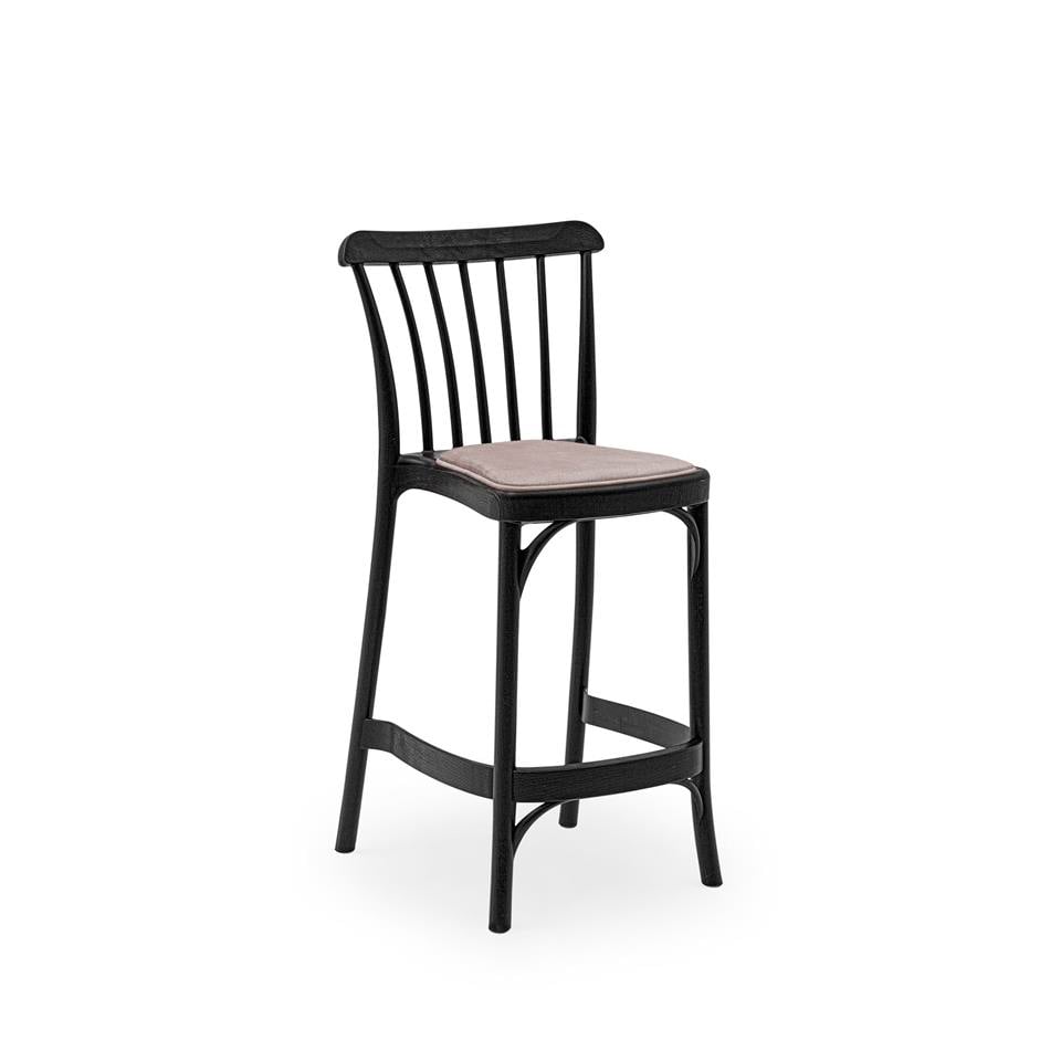 Gozo Pad Döşemeli Bar Sandalyesi | 65cm
